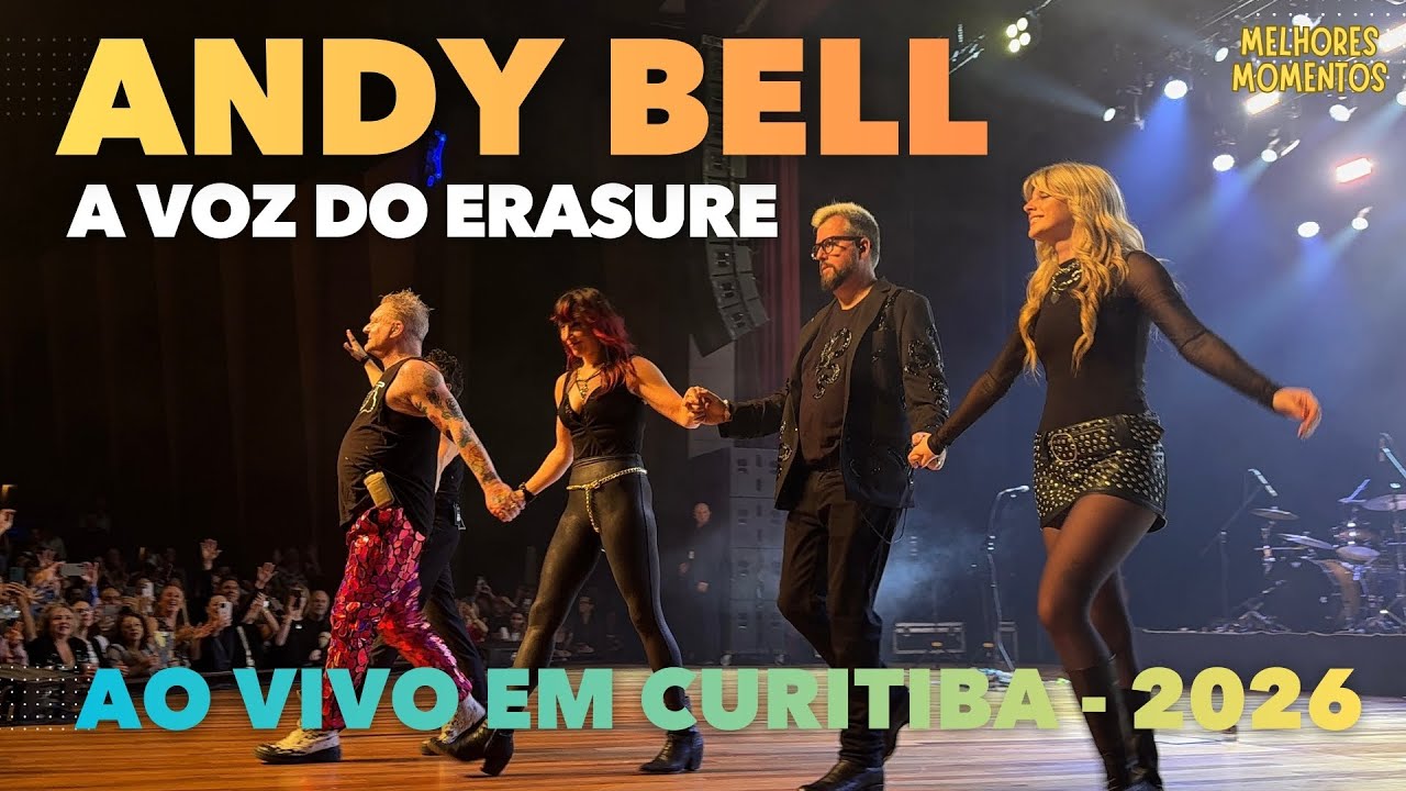 Andy Bell - a voz do Erasure - ao vivo em Curitiba, 2026 #80smusic