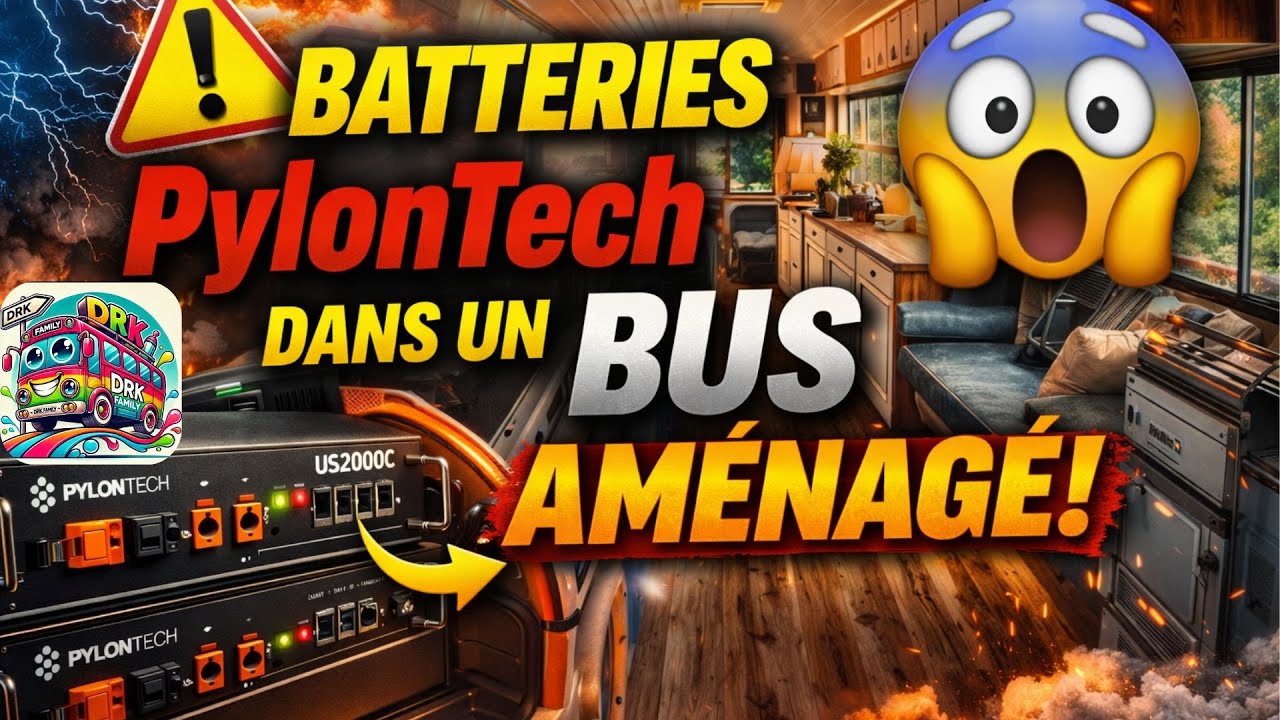 ⚠️Bus aménagé + batteries Pylontech US2000C : ça change TOUT !⚠️