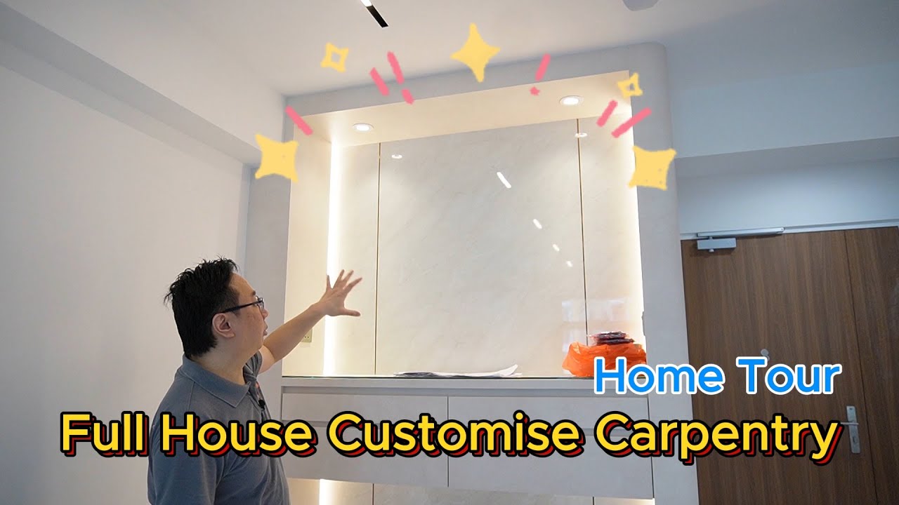 Renovation LIVE On Site | Showcase Full House Customise Carpentry 展示全屋定制木工