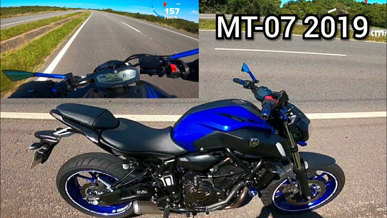 MEU TOP SPEED YAMAHA MT-07 2019 - TODA ORIGINAL