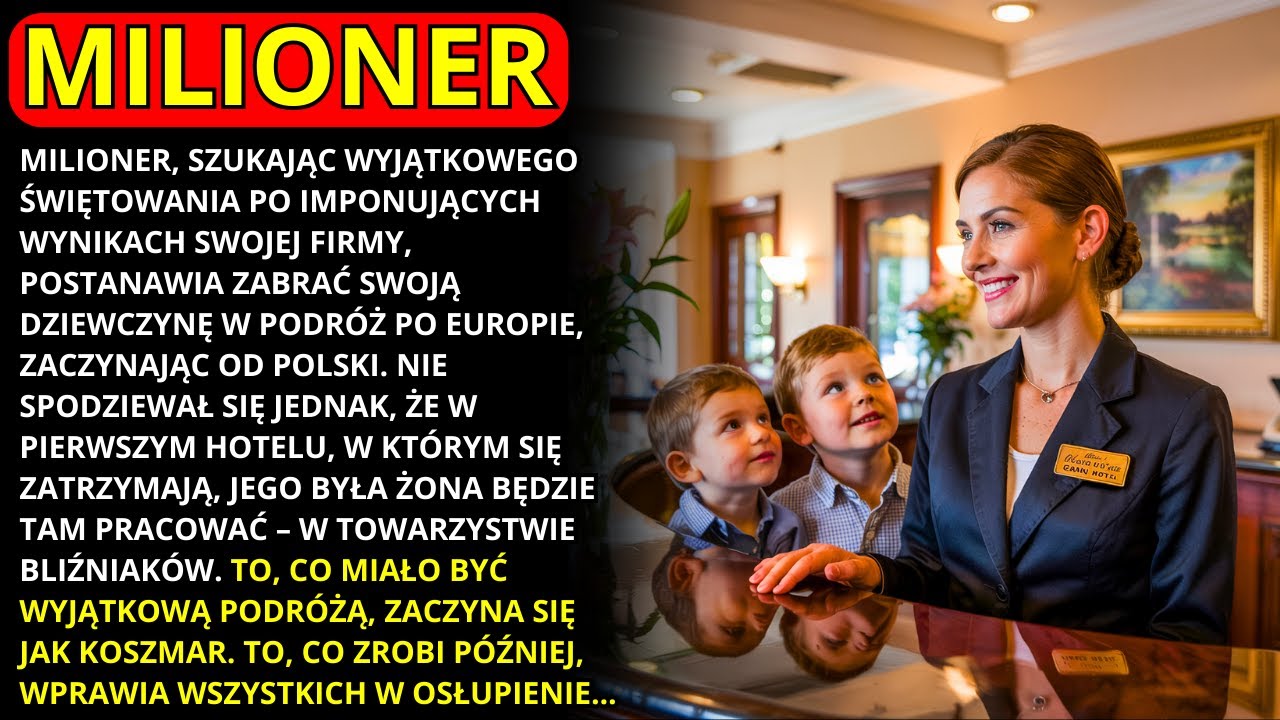 MILIONER PODRÓŻUJE Z NARZECZONĄ I SPOTYKA BYŁĄ ŻONĘ PRACUJĄCĄ W HOTELU Z PODOBNYMI DZIEĆMI