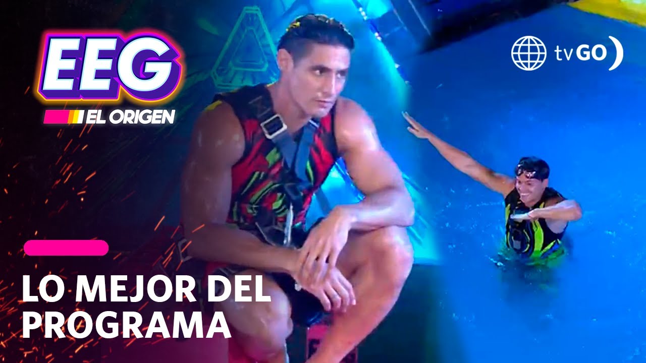 EEG El Origen: Facundo Gonzalez se enojó por caer al agua e Ignacio Baladán lo imitó