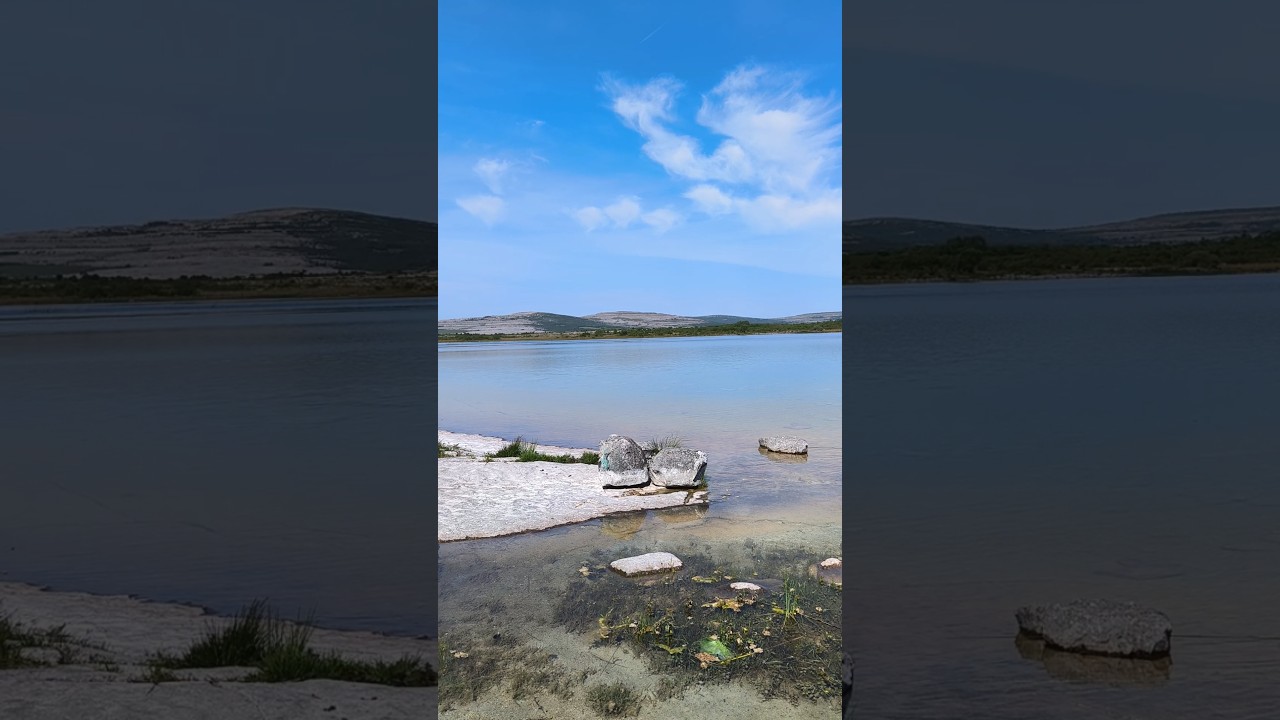 Burren National Park from a distance ☀️ #burren #ireland ☀️