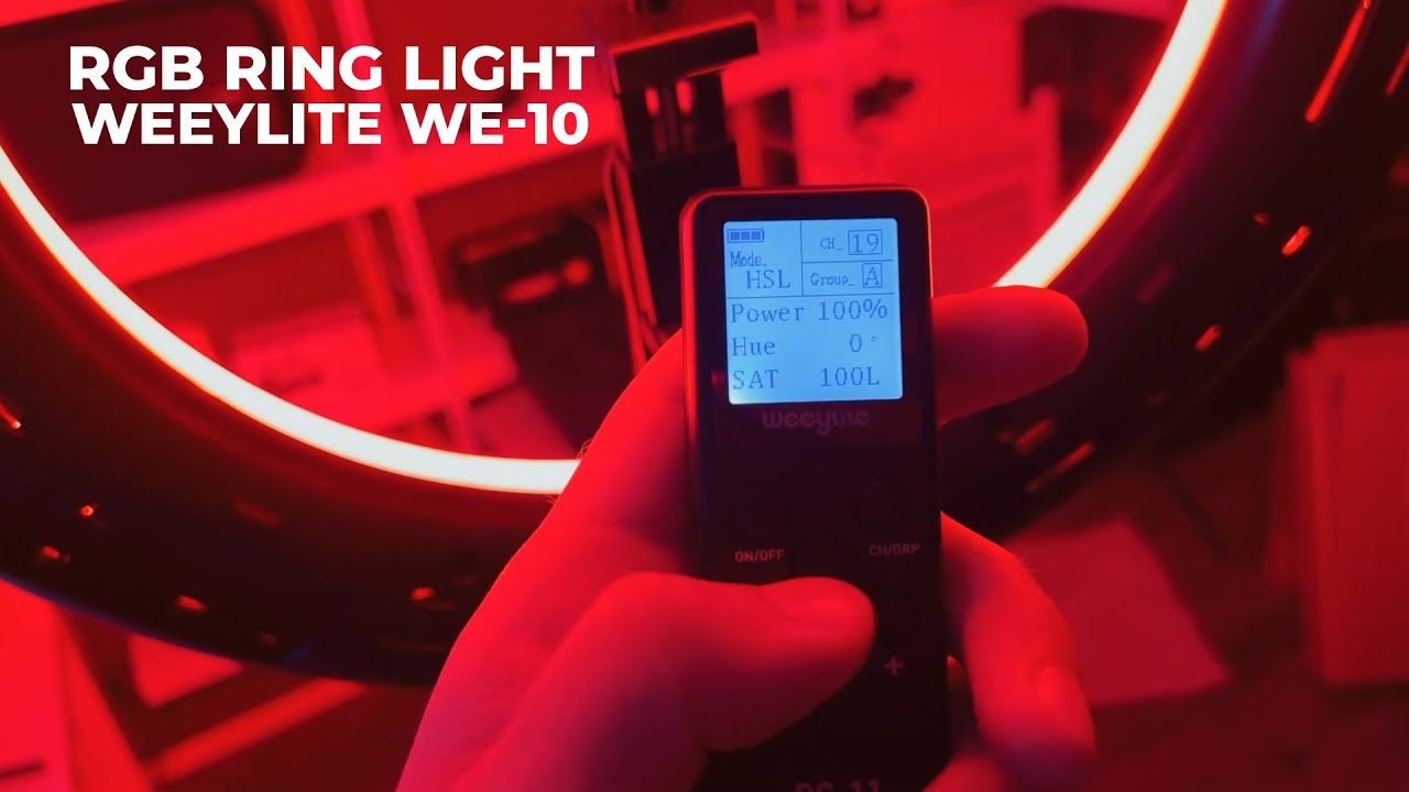 Weeylite WE-10 - RGB kruhové světlo od výrobce světel Viltrox