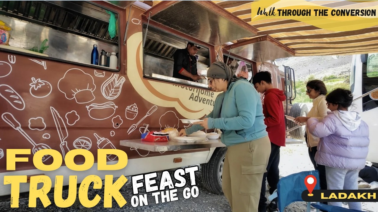 FOOD TRUCK IN INDIA/ AVAILABLE FOR RENT | Motorhome Adventures