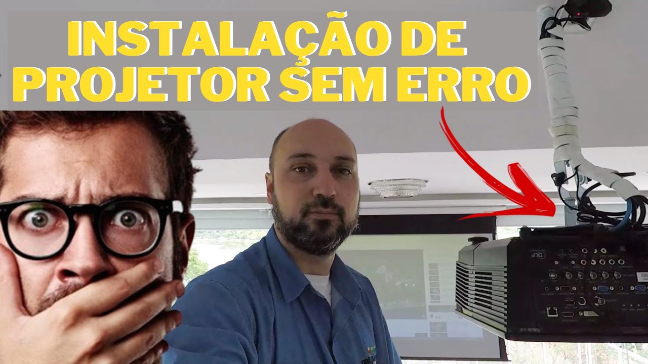 COMO INSTALAR PROJETOR CORRETAMENTE DICAS