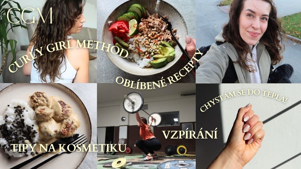 PODZIMNÍ VLOG / CGM, kudrnaté vlasy, samoopalování, fav produkty, recepty, vzpírání, balím do tepla!
