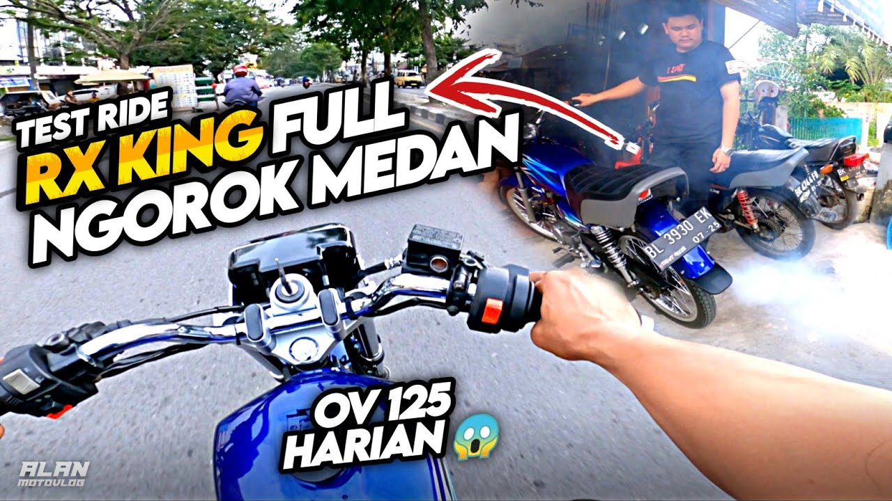 NYOBAIN RX KING HITACHI SUARA NGOROK STEL MEDAN DIJALAN MACET⁉️