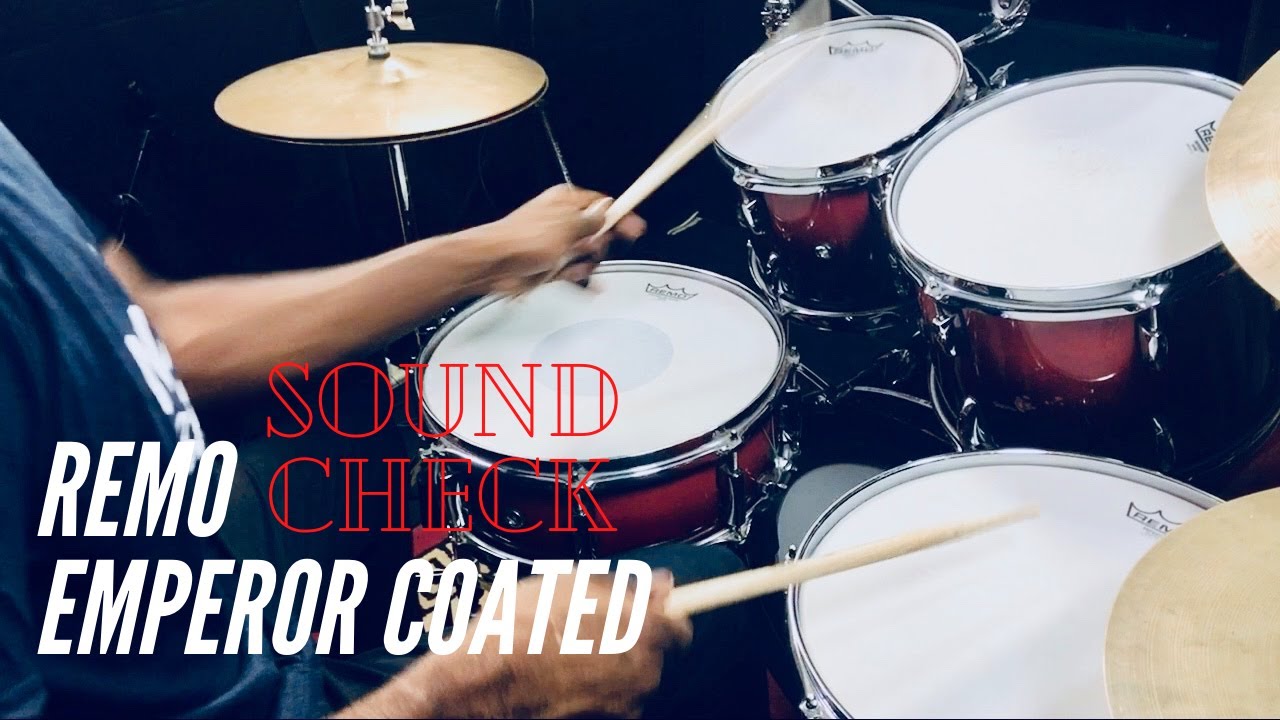 REMO Emperor Coated Tom Drum head | Sound Check