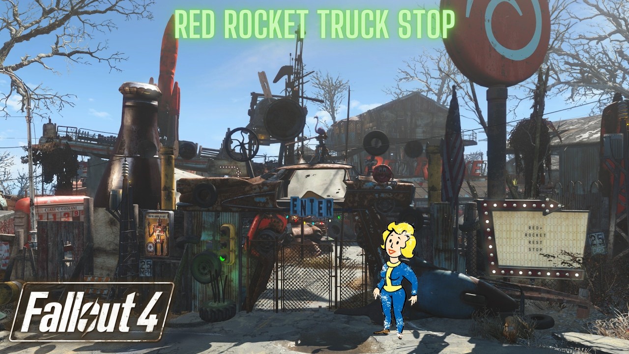 Fallout 4 - Red Rocket Truck Stop Settlement