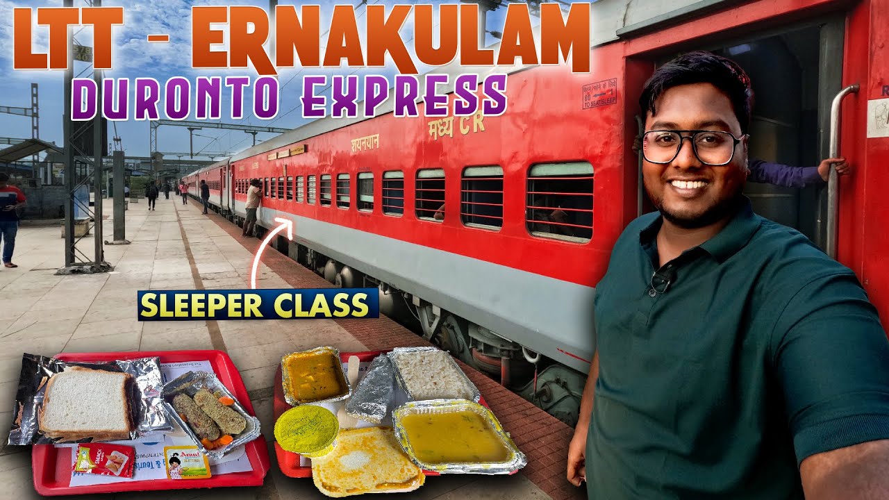 🚆 Train 12223 Duronto Express | Madgaon to Ernakulam | Sleeper Class Journey Vlog