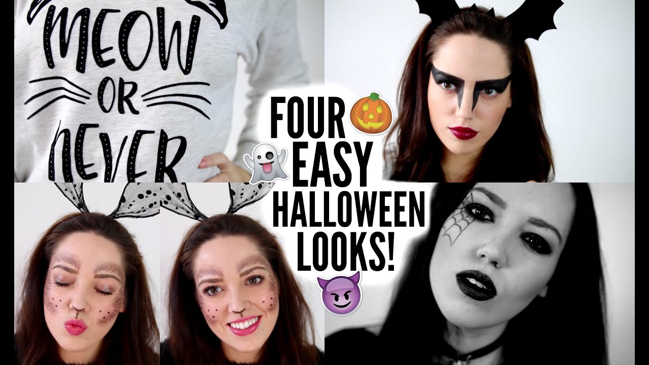 Four Easy, Last Minute Halloween Looks! AD