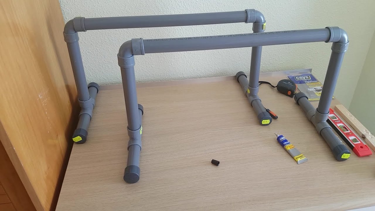 Cómo hacer barras paralelas de PVC