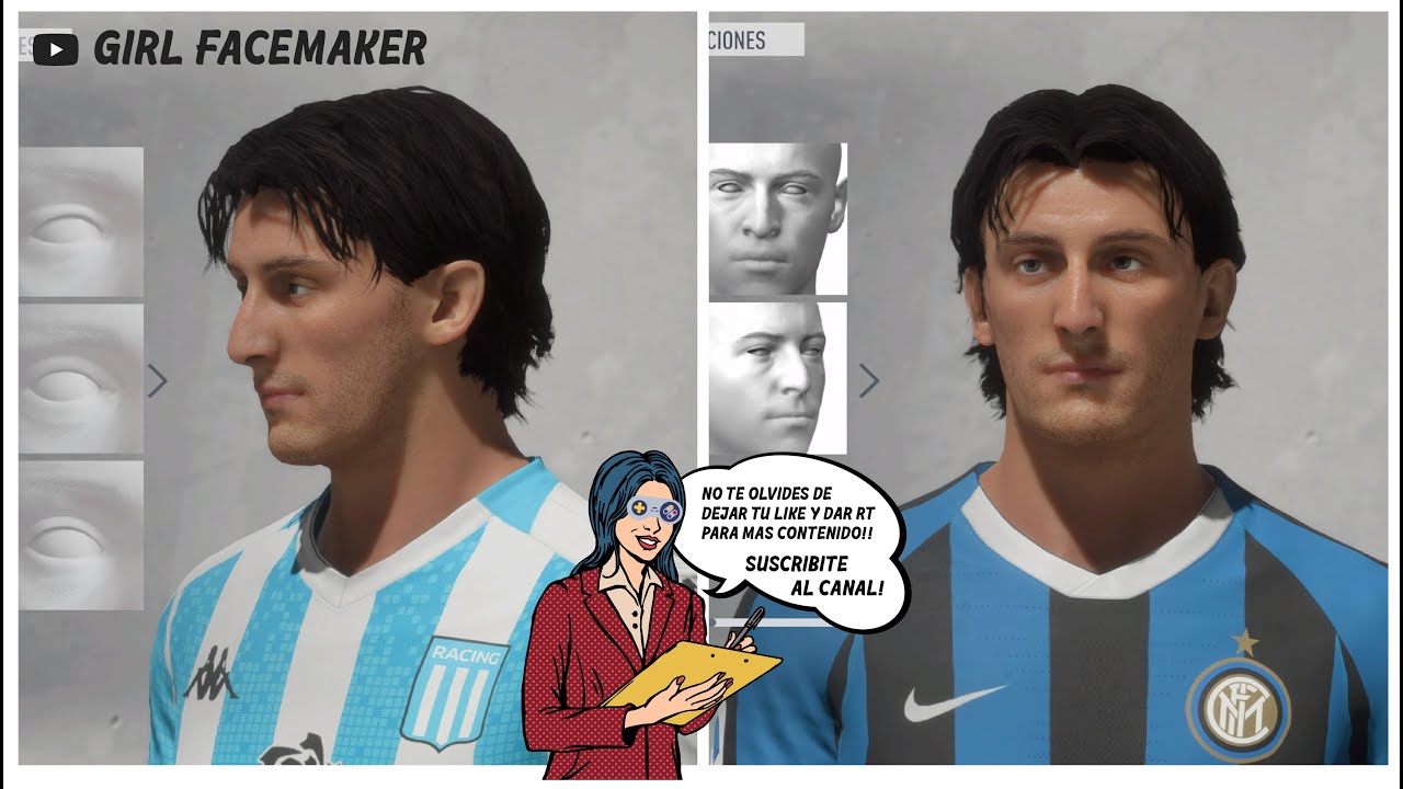 Diego Milito look alike | FIFA 20 | ClubesPro | Racing | Inter | Argentina |