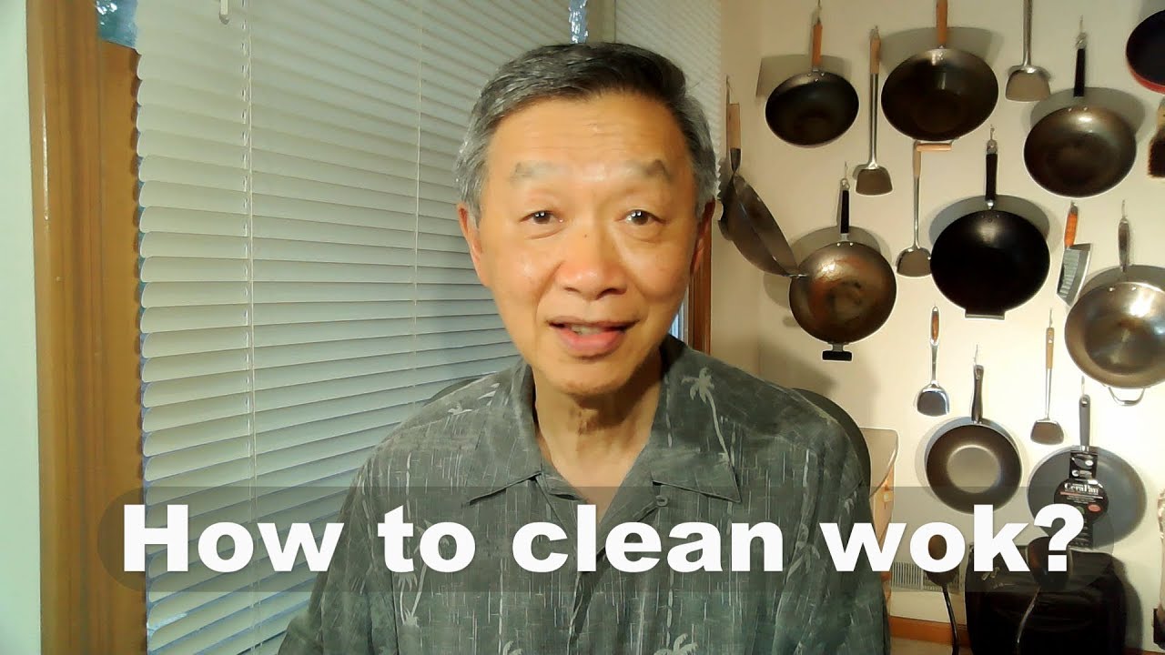 How to clean a wok