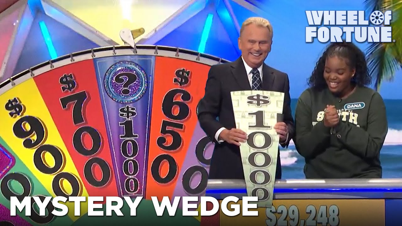 Dana Wins $10K With the Mystery Wedge | Wheel of Fortune