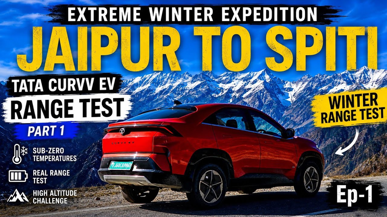 Winter Expedition 2026: Ep-1 | Jaipur to Spiti Valley in Curvv Ev | Rivals