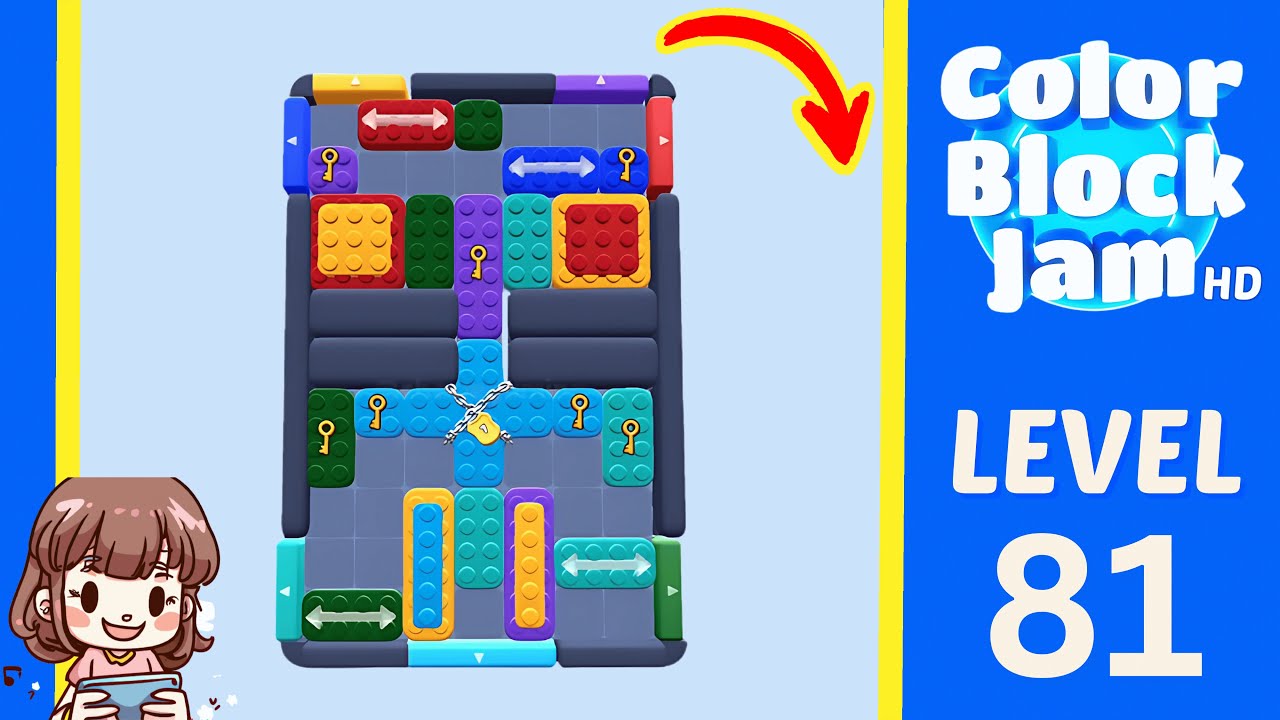 Color Block Jam Level 81 Solution Walkthrough