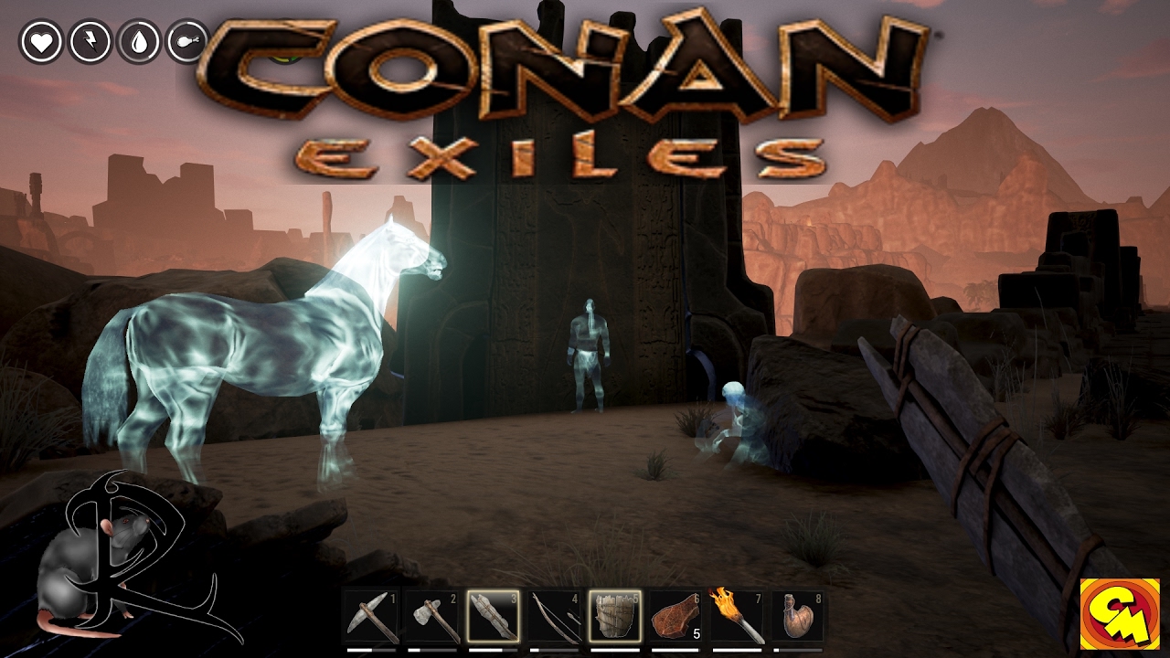 Conan Exiles New Armor and Spirit People.  There are Ghosts in this game Sweet!!!
