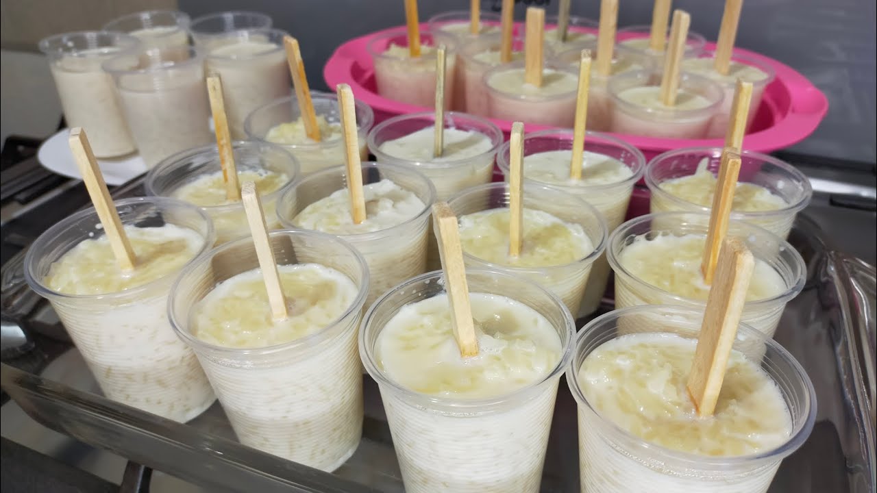paletas de arroz con leche ( ideal para esta temporada de calor )