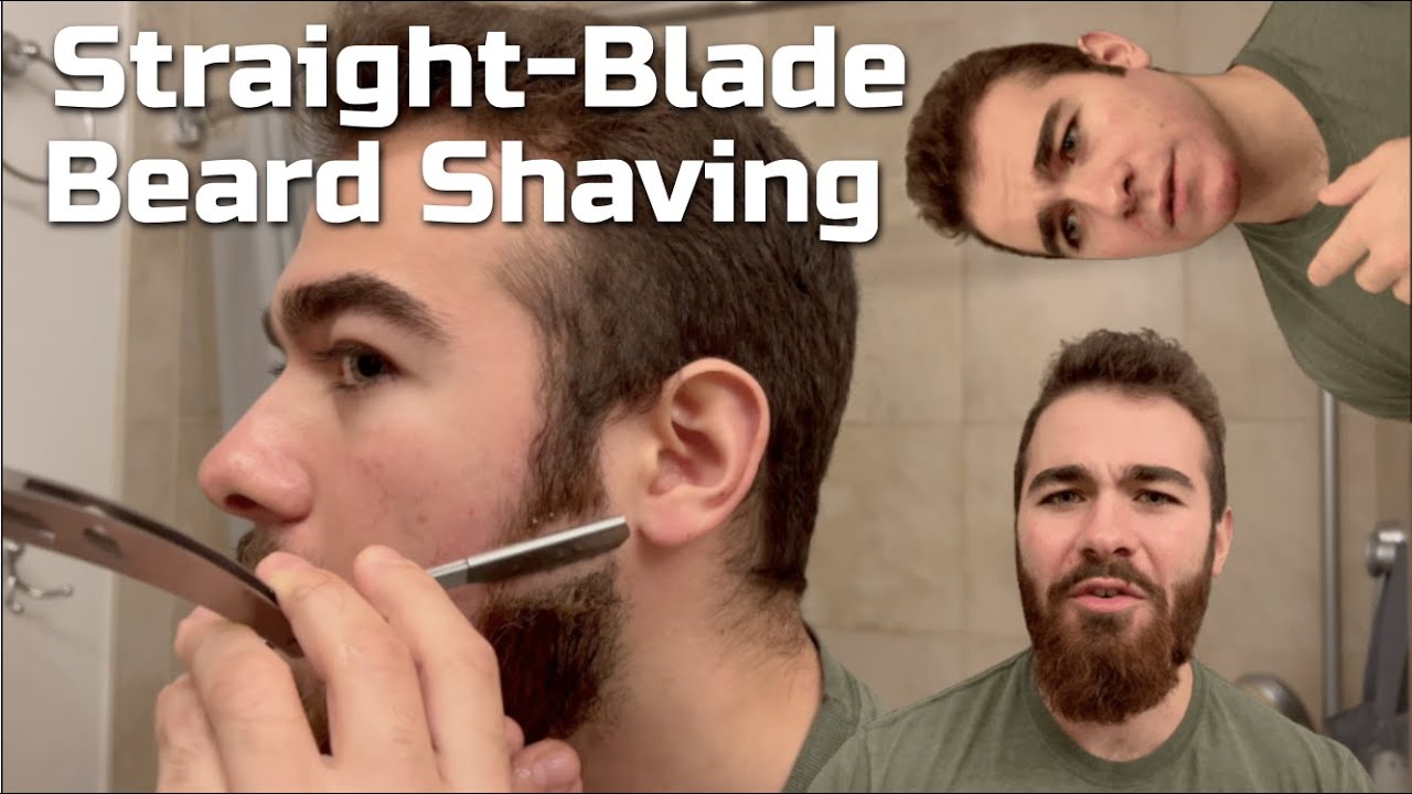 SHAVING MY BEARD WITH A STRAIGHT BLADE - For No Shave November