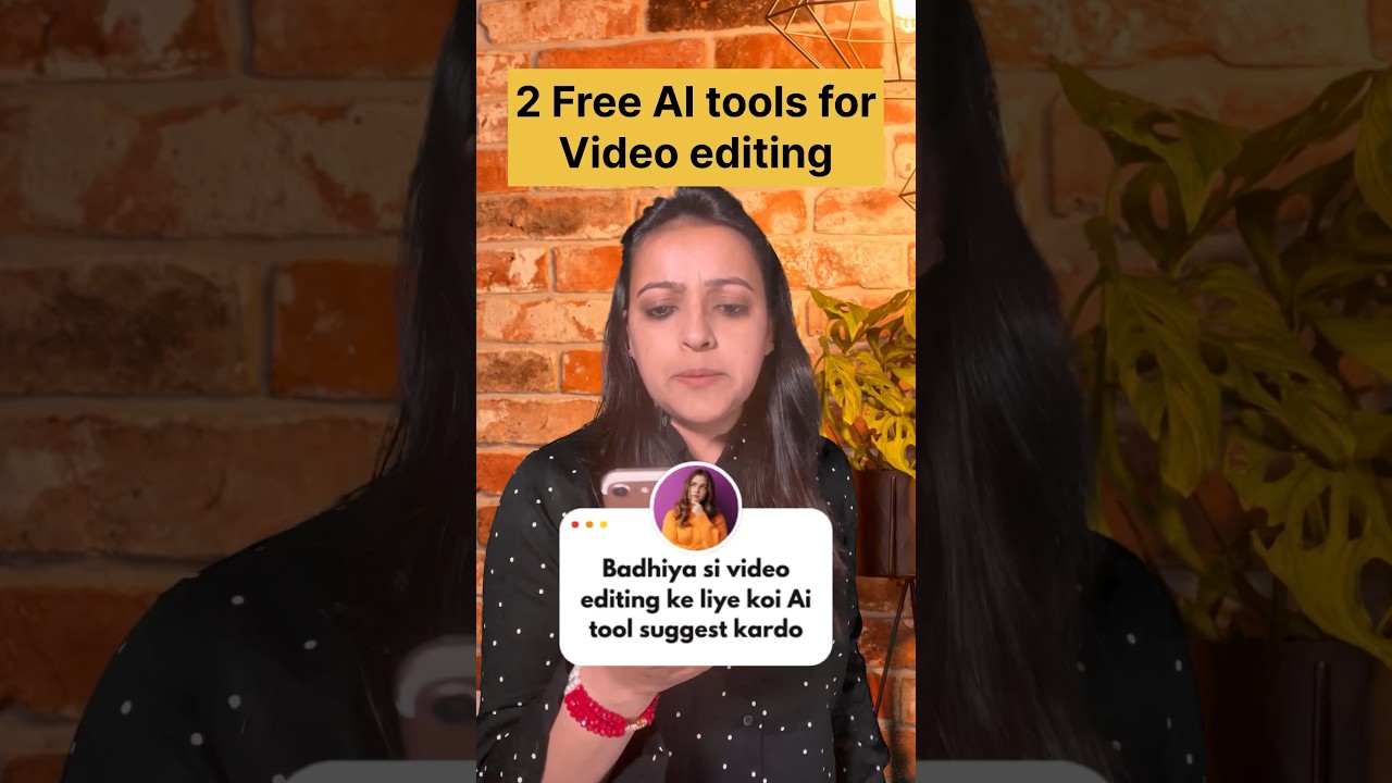 How to edit videos using Free AI video editing tool | Hindi | Ritika AI #shorts #ai #videoediting