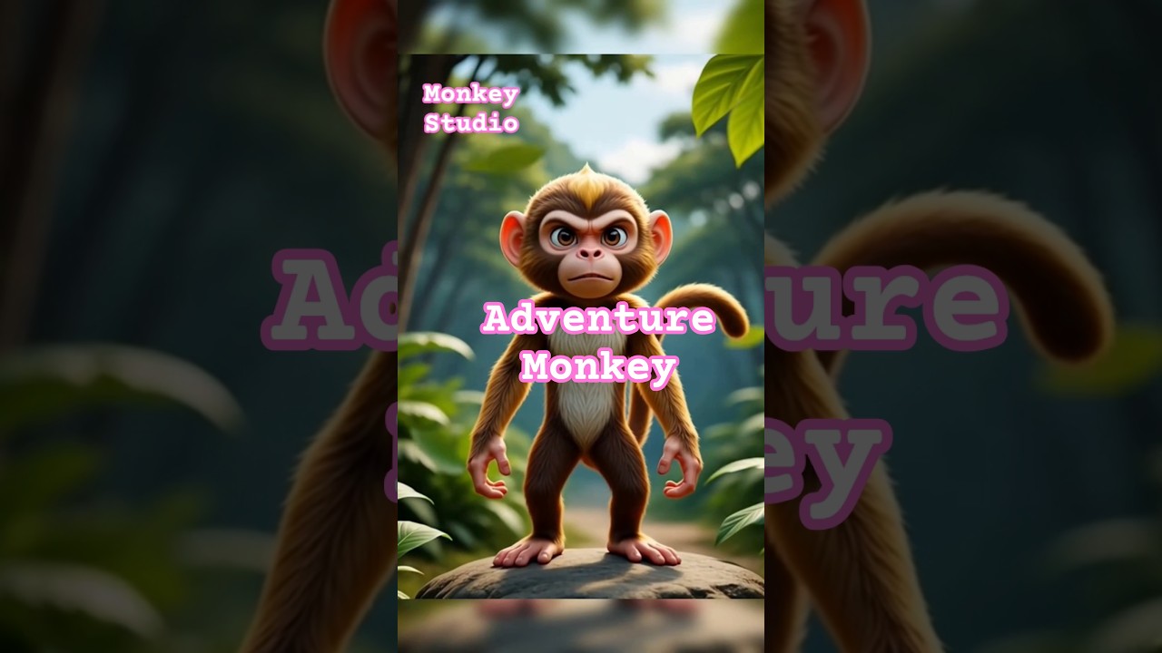 Momo Bandar aur Jadoo ka Jungle 🐒🌴 | 3D Cartoon Story for Kids”