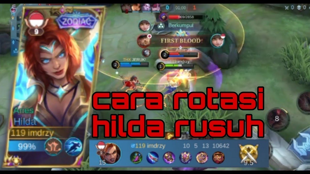HILDA RUSUH, BUILD HILDA TEBAL TAPI SAKIT. BEST BUILD HILDA