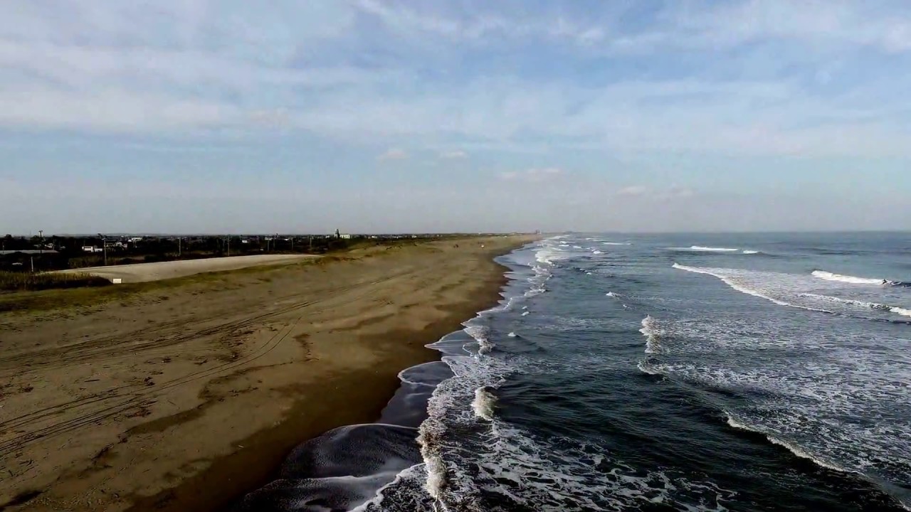 九十九里浜（千葉県白子町）を空撮！！