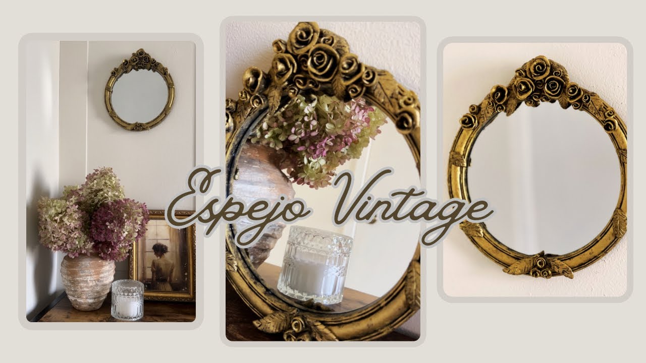 COMO HACER UN ESPEJO VINTAGE (C0QUETTE STYLE) VINTAGE MIRROR