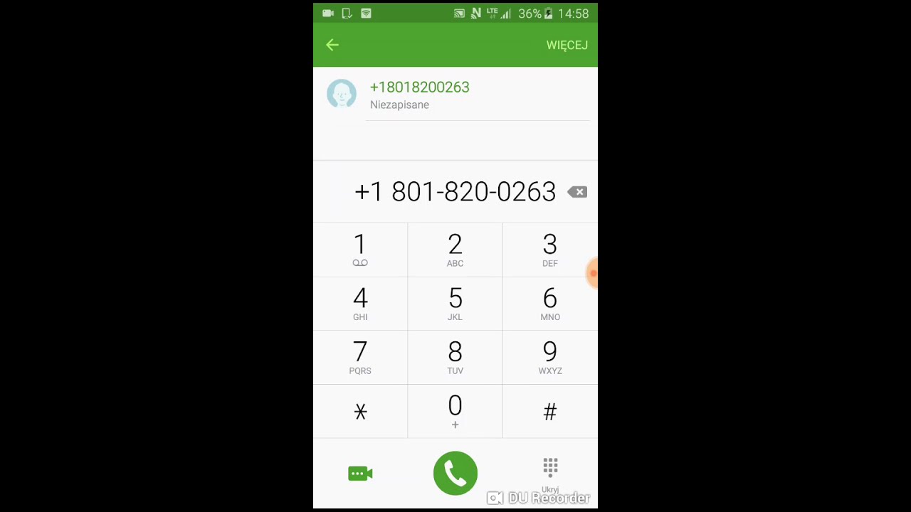 Zakazane numery telefonu * dodzwoniłem się *