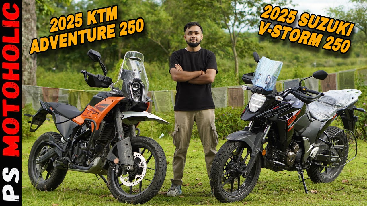 2025 KTM 250 Adventure Vs Suzuki V-Storm 250 SX - Which One You Should Buy ?? | PS Motoholic.