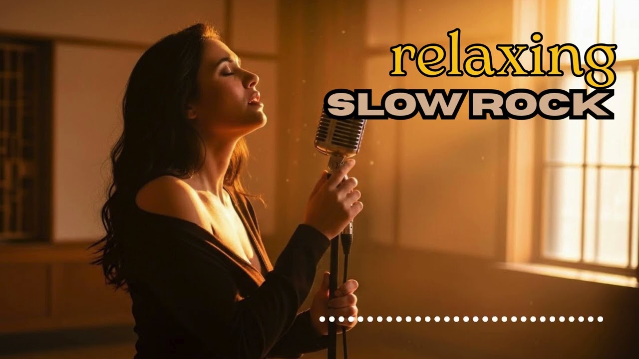 Slow Rock Gentle Waves 🌊 Emotional Ballads for Peaceful Nights