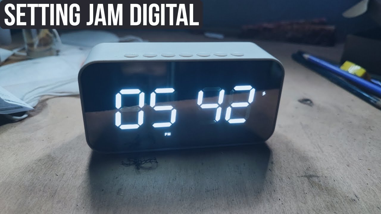 Cara Mudah Setting Jam Digital AccesGo S15 Clock Alarm Mirror| Teknologi