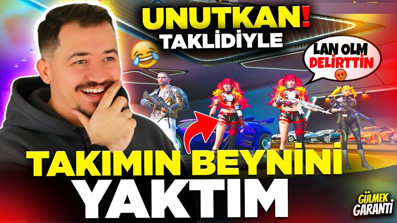 UNUTKAN TAKLİDİ YAPTIM TAKIMIN BEYNİNİ YAKTIM! - Pubg Mobile Troll