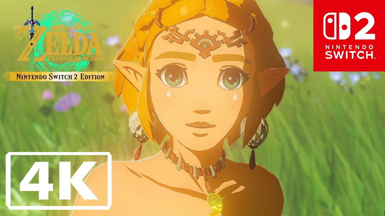 The Legends of Zelda TOTK Switch 2 - Full Movie (All Cutscenes) 4K