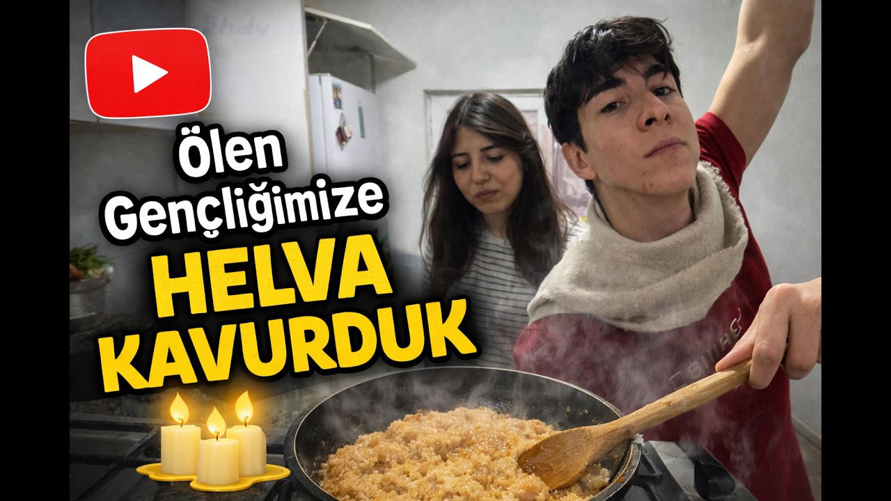 KIZLARLA ÖLEN GENÇLİĞİMİZE HELVA KAVURDUK❗️