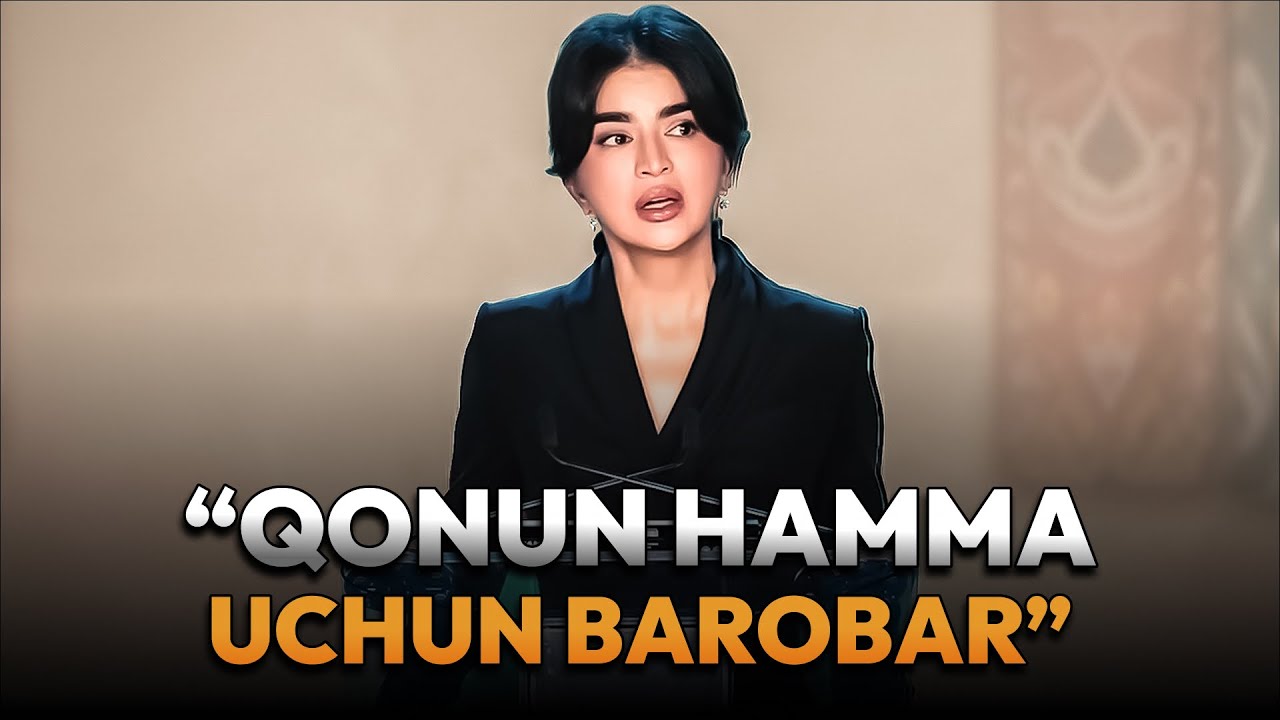 “Qonun hamma uchun barobar ishlashi shart” — Saida Mirziyoyeva