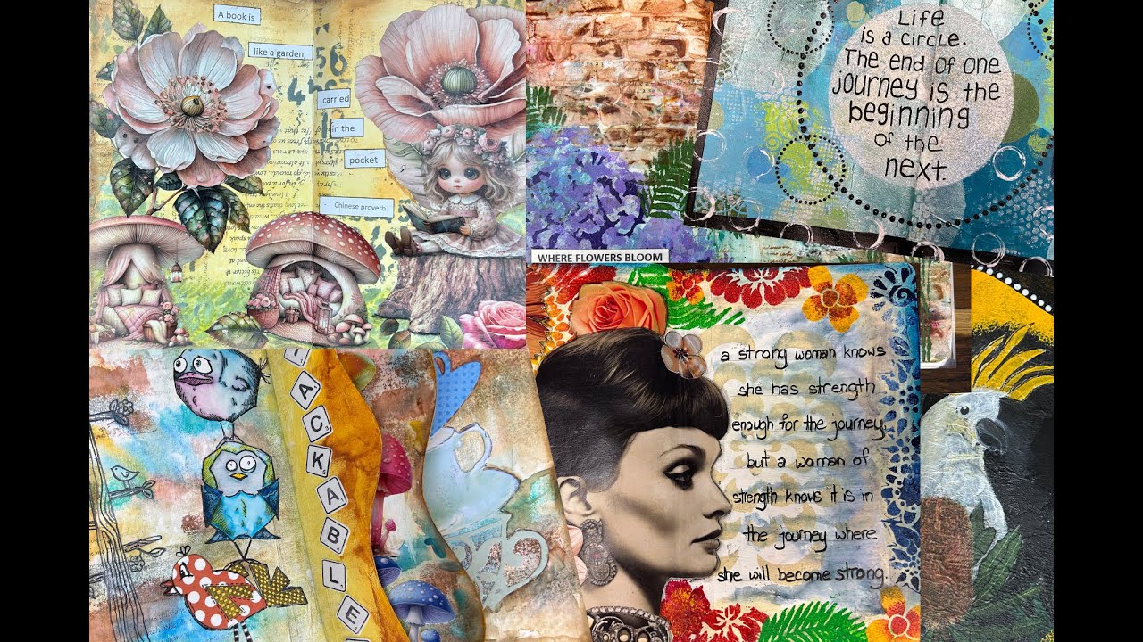 Dylusions 8"x5" Creative Journal Volume 2 - Journal Flip