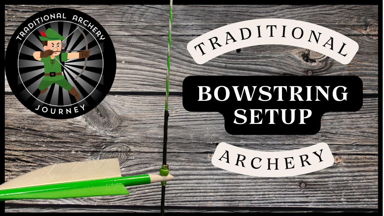 Setting Up a Traditional Bow String | Pro Silencers & Custom String Setup 🏹