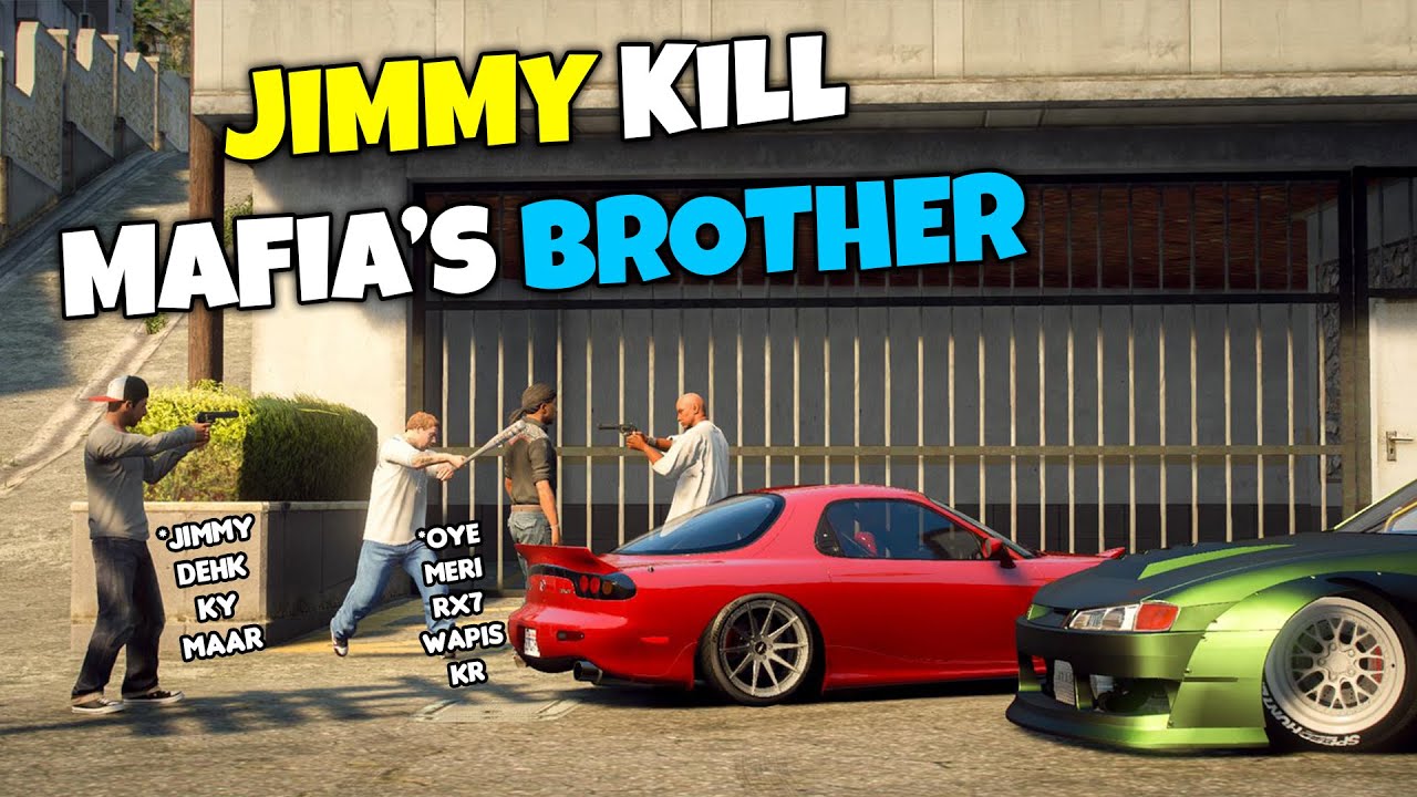GTA 5 PAKISTAN | JIMMY KILLED MAFIA'S BROTHER | ALI BHAI AND JIMMY | MAZDA RX-7 | URDU