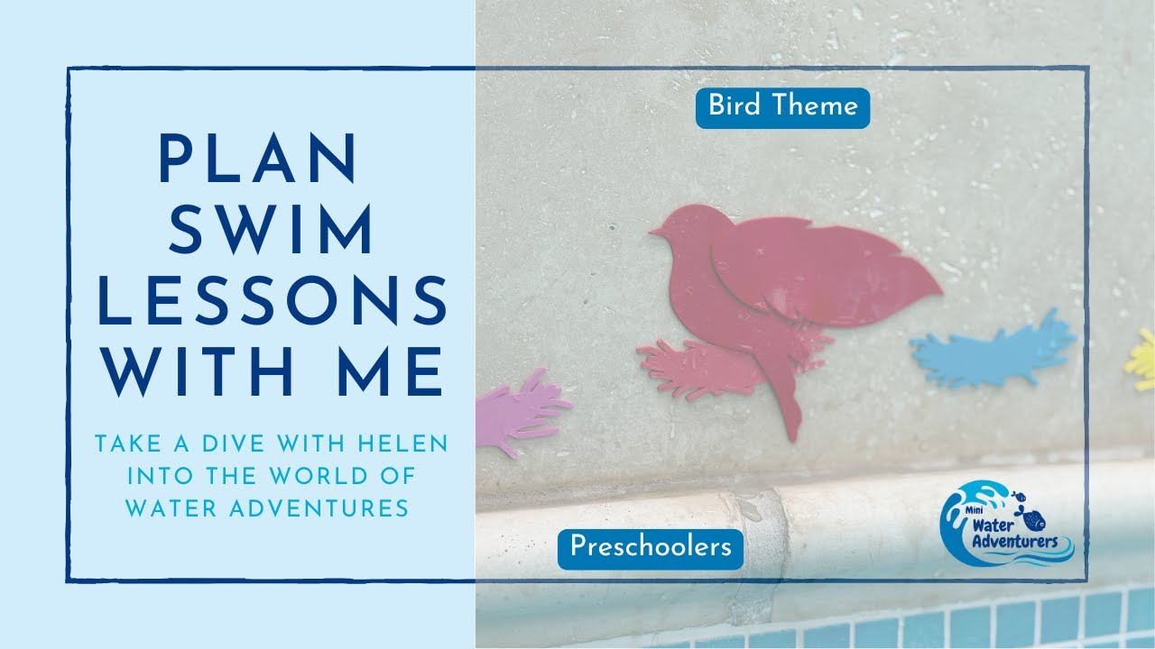 Swimming teachers themed swim lesson - Bird theme