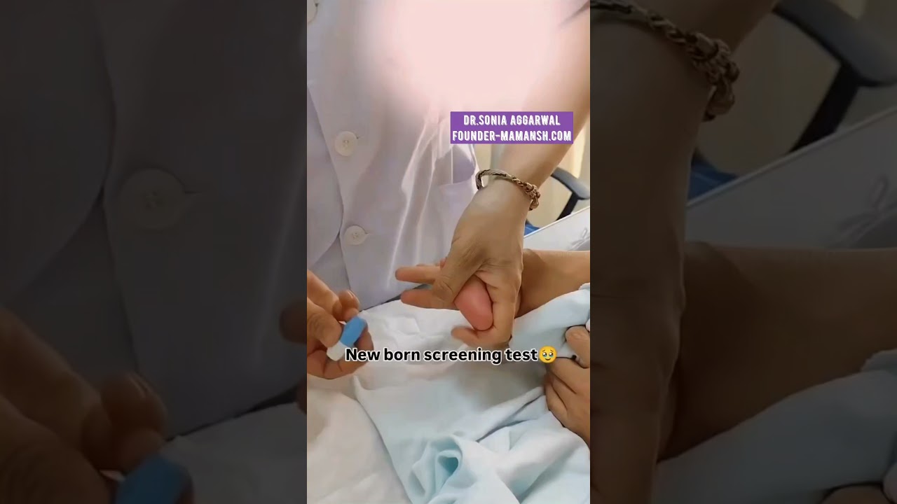 New Born Screening, 3 essential tests for newborns | Dr Sonia