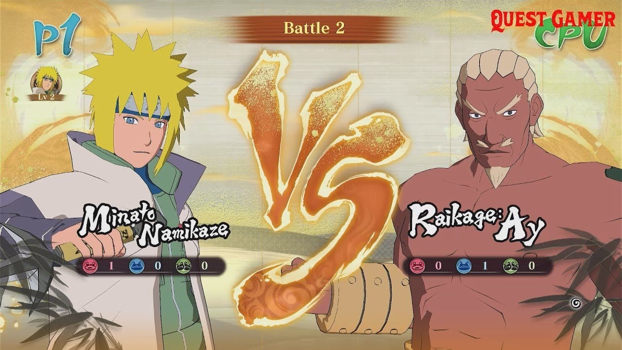 Minato  Namikaze VS Raikage: Ay