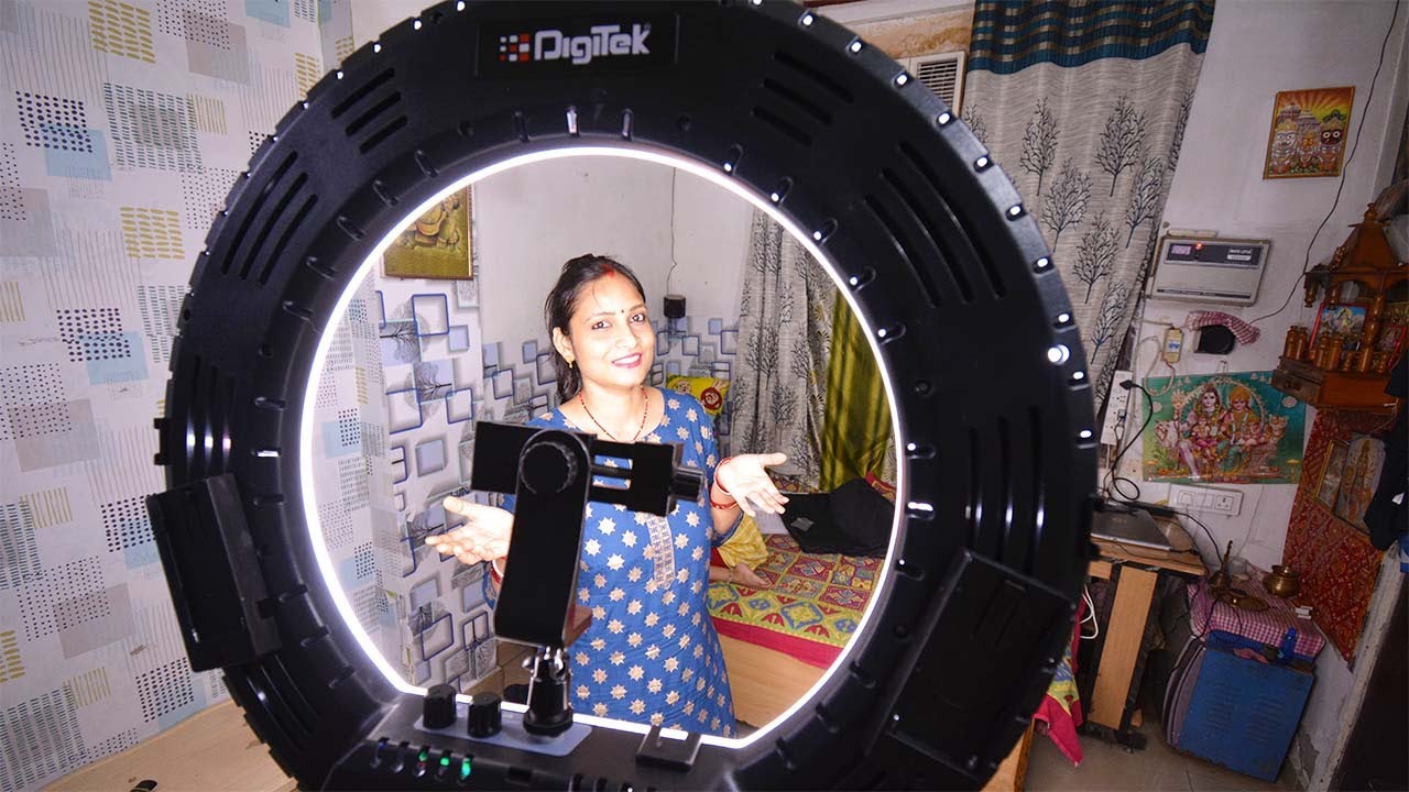 Our new Light Setup for video || DIGITEK DRL 018 H || Ring Light