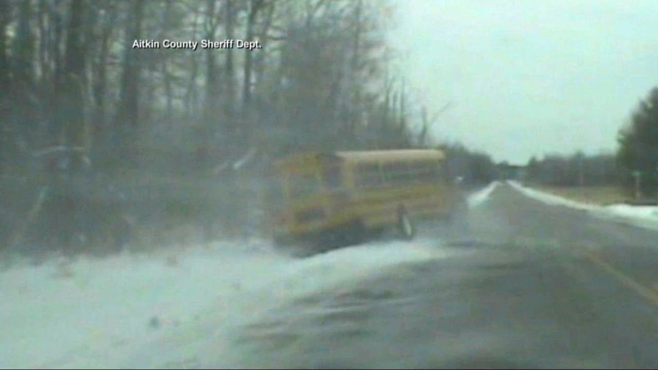 Minnesota School Bus Driver Loses Control During Medical Emergency