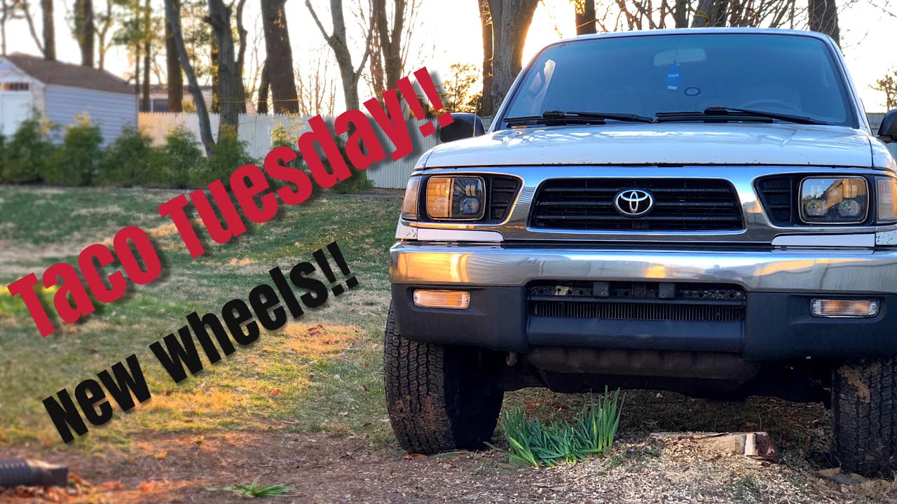 3rd Gen Tacoma wheels on my First Gen! | Taco Tuesday