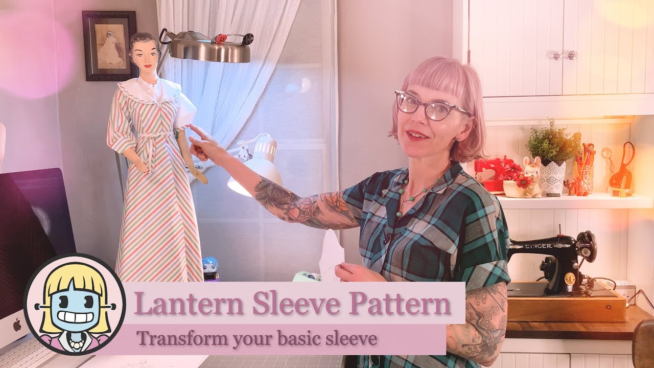 Transform a basic sleeve to a lantern sleeve pattern turtorial
