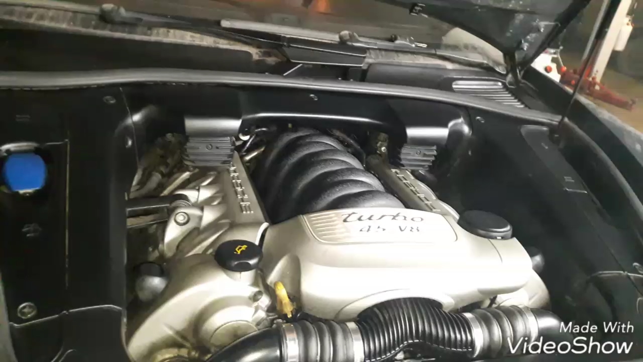 Porsche Cayenne turbo 4.5, V8 | обзор: ремонт системы охлаждения