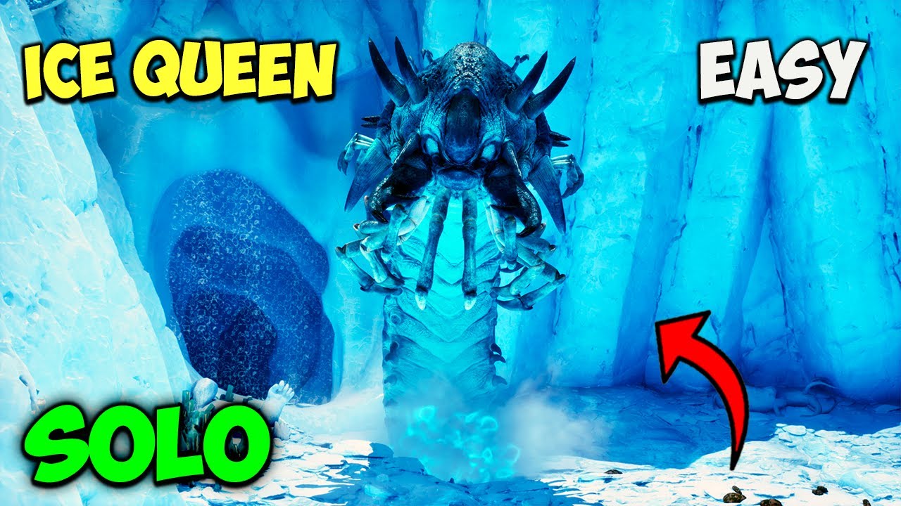 RAGNAROK Ice Queen EASY и SOLO сражаются в ARK Survival Ascended
